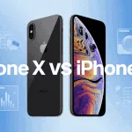 iPhone X vs XS côte à côte comparaison