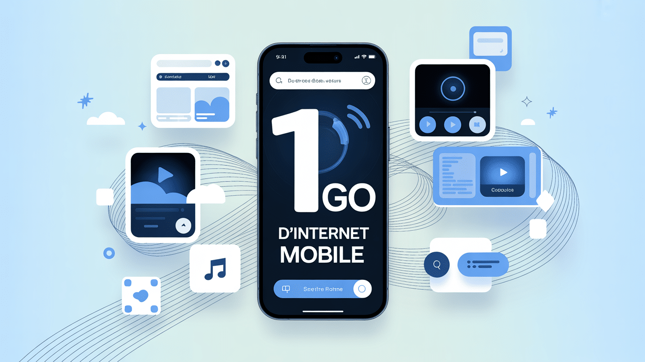 illustration 1go internet combien d heure smartphone