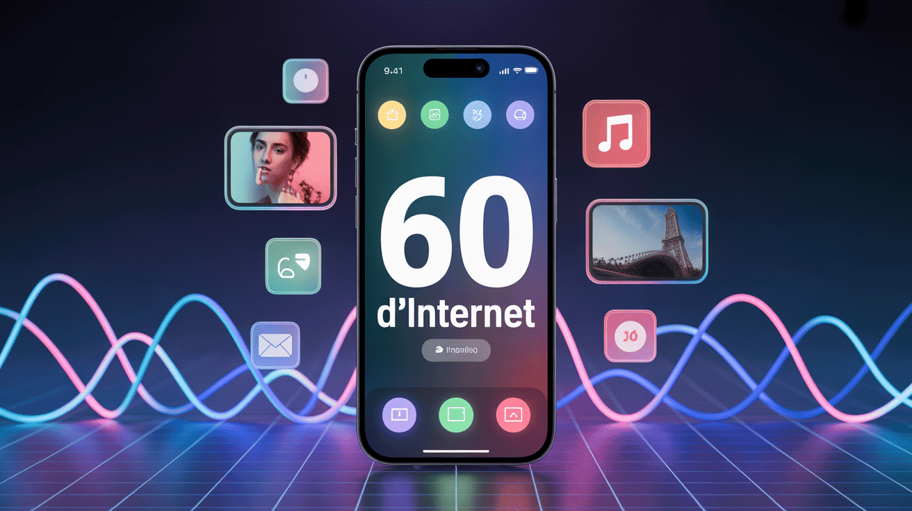 60 go internet combien de temps sur smartphone et usages courants