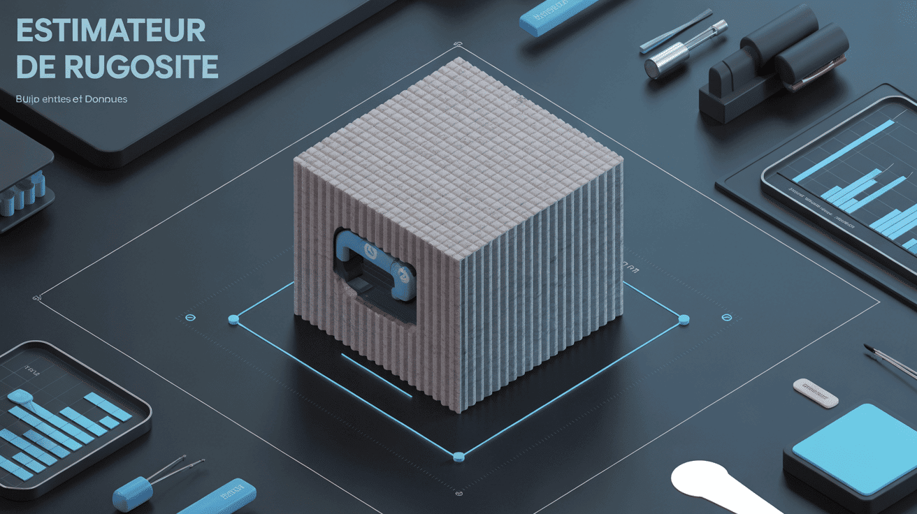 estimateur de rugosité d'un model 3d surface texturée outils de mesure