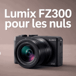 lumix fz300 pour les nuls appareil compact noir zoom sur fond neutre