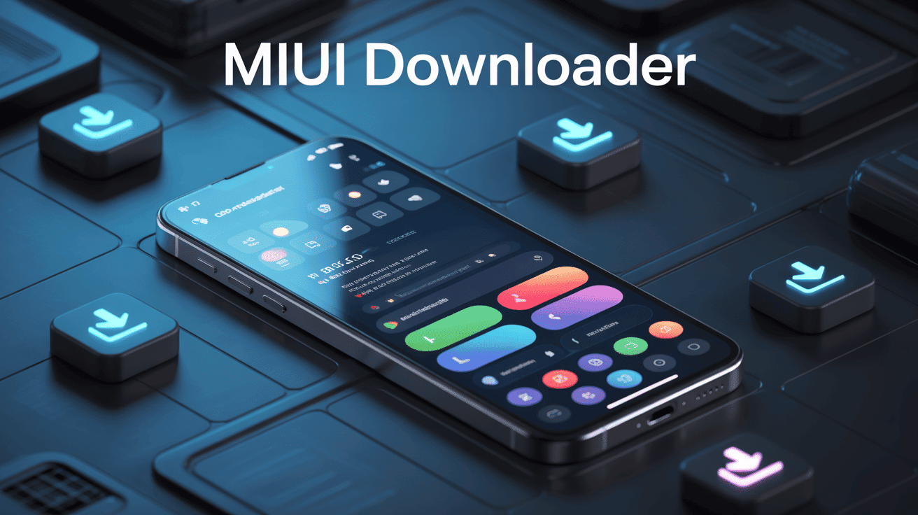 miui downloader interface smartphone mise à jour