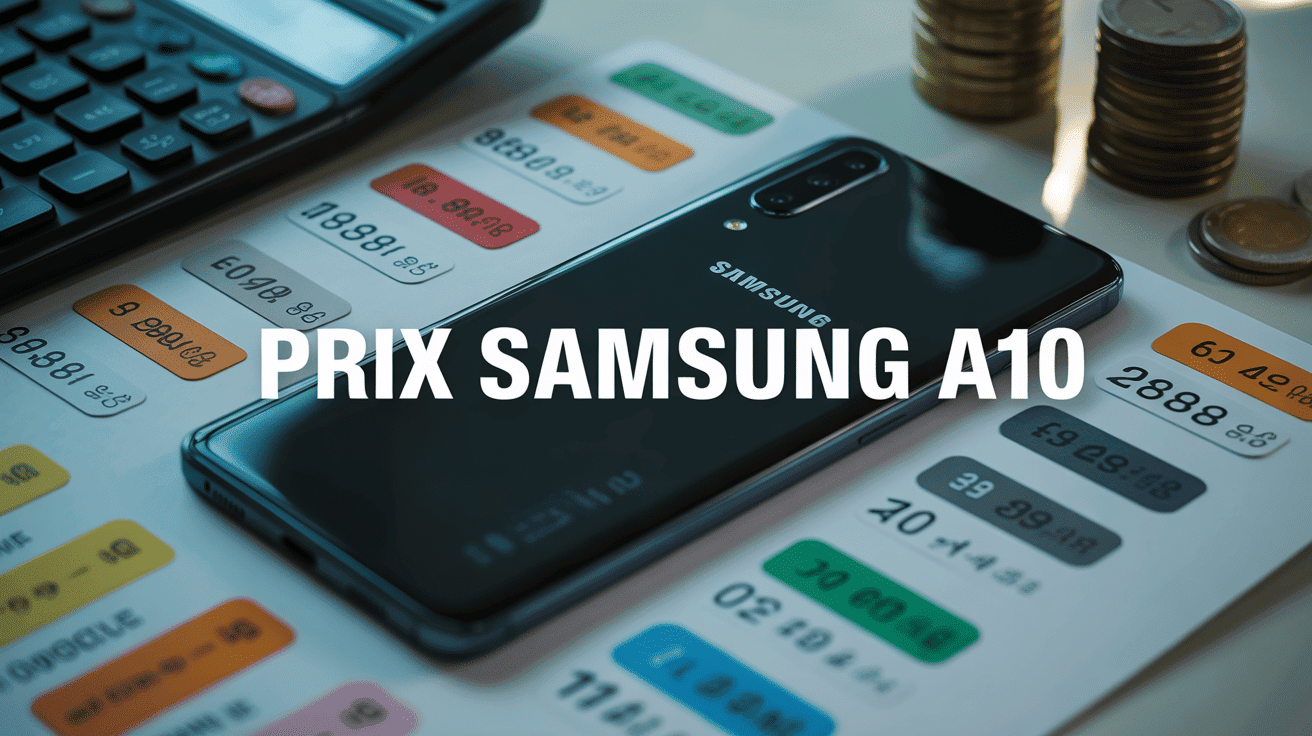prix samsung a10 image smartphone moderne