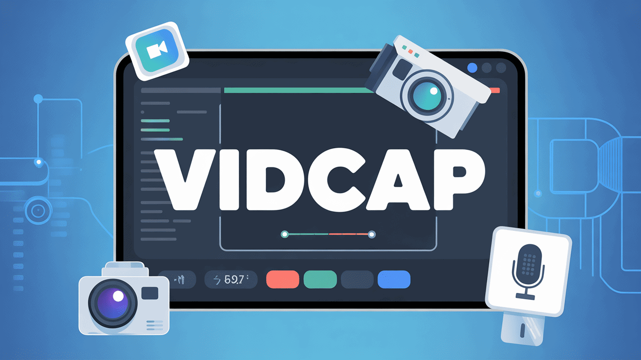 Vidcap interface enregistrement vidéo ordinateur