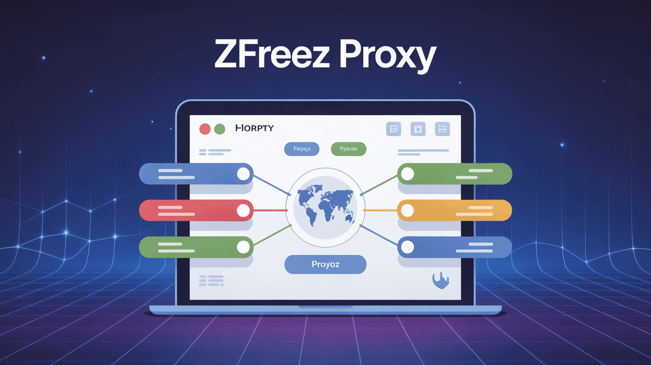 zfreez proxy écran ordinateur connexion serveurs