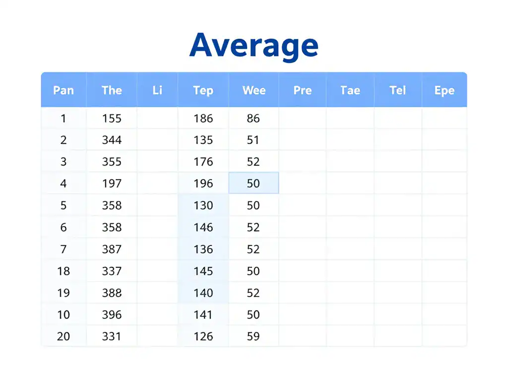 calculer une moyenne sur excel diagramme conceptuel