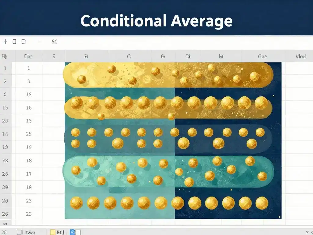 calculer une moyenne sur excel illustration conditionnelle