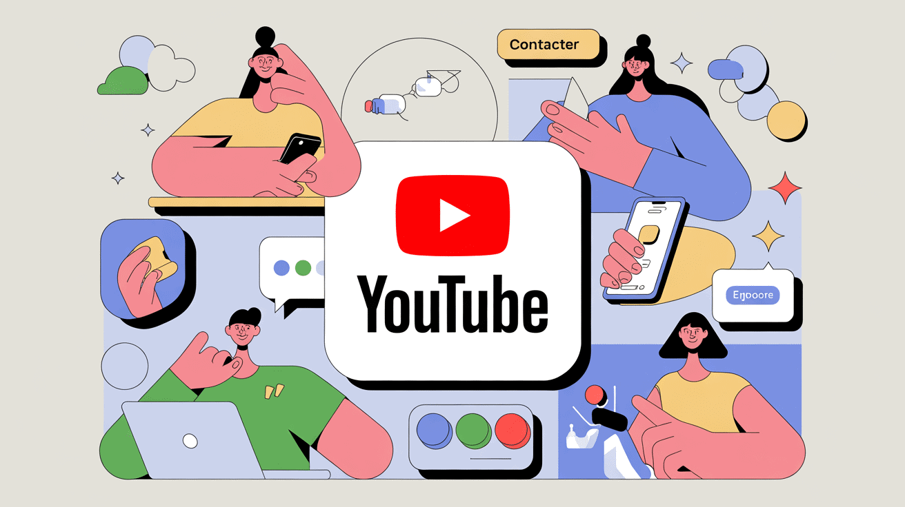 comment contacter youtube pour un problème illustration assistance