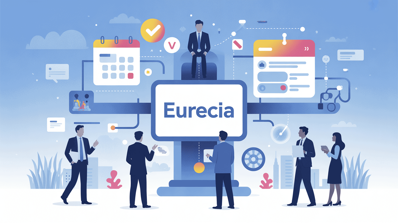 illustration eurecia SIRH moderne collaboratif