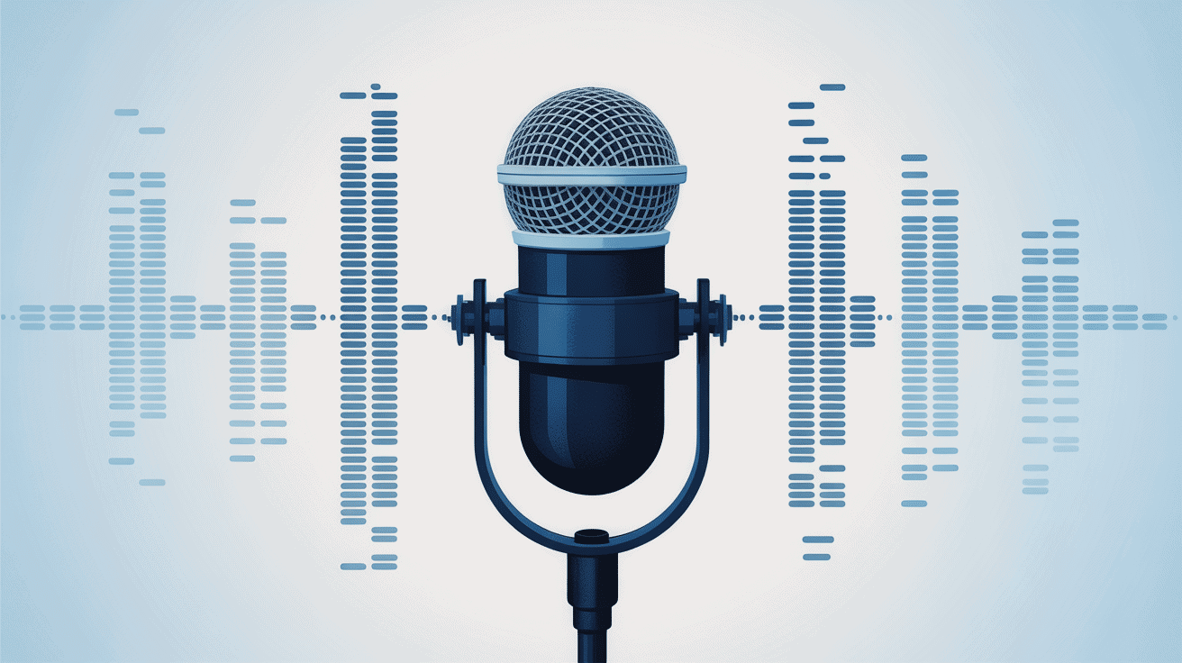 transcri audio illustration texte