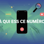 illustration a qui est ce numero sur ecran smartphone