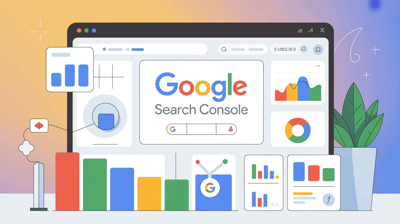 Illustration tableau de bord google search console