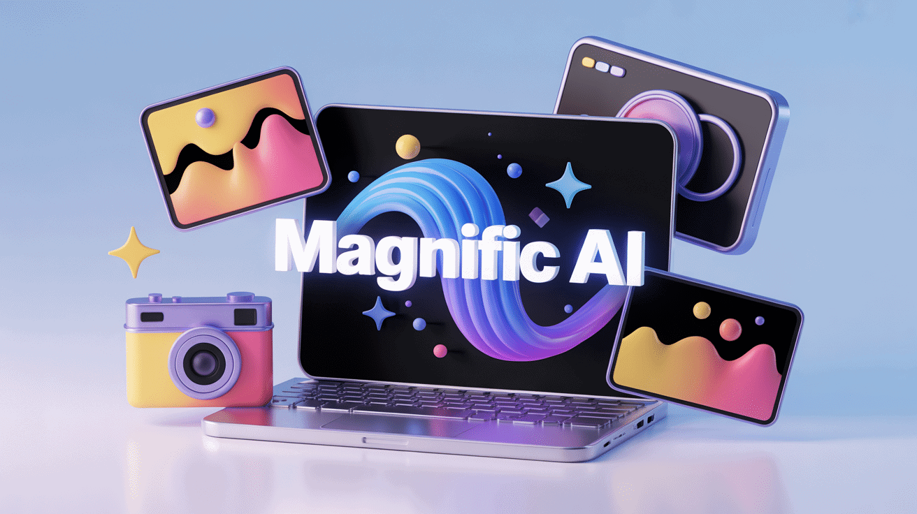 Illustration magnific ai transformation basse vers haute résolution