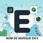 illustration nom de marque en e digital innovation