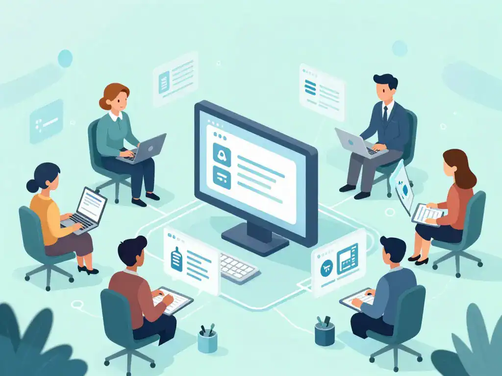 Illustration avantages support IT et gestion actifs SimplyDesk