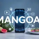 Illustration MangoAI intelligence artificielle santé création contenu