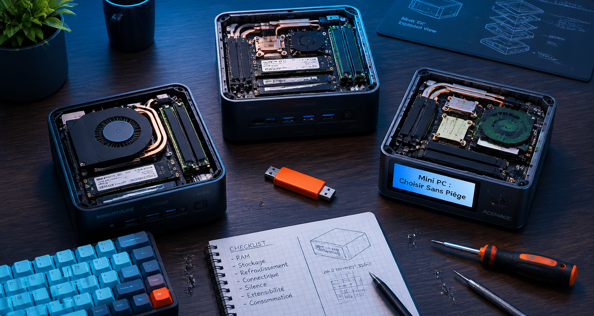 Mini PC avis, composants internes comparés