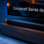 Comparatif barre de son dans salon moderne