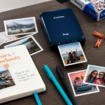 imprimante photo tel portable et tirages sur bureau