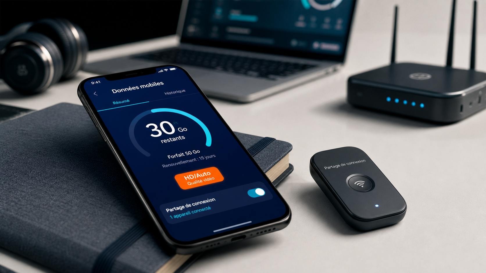 30 go internet combien de temps : heures pour vidéo, musique et navigation