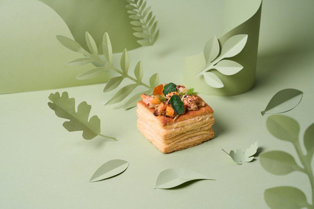 48 Puff Pastry Shells Square Neutral 6cm