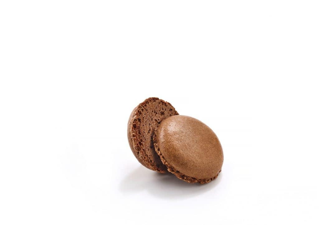 180 Macaron Shells Chocolate Frozen Ø3.5cm