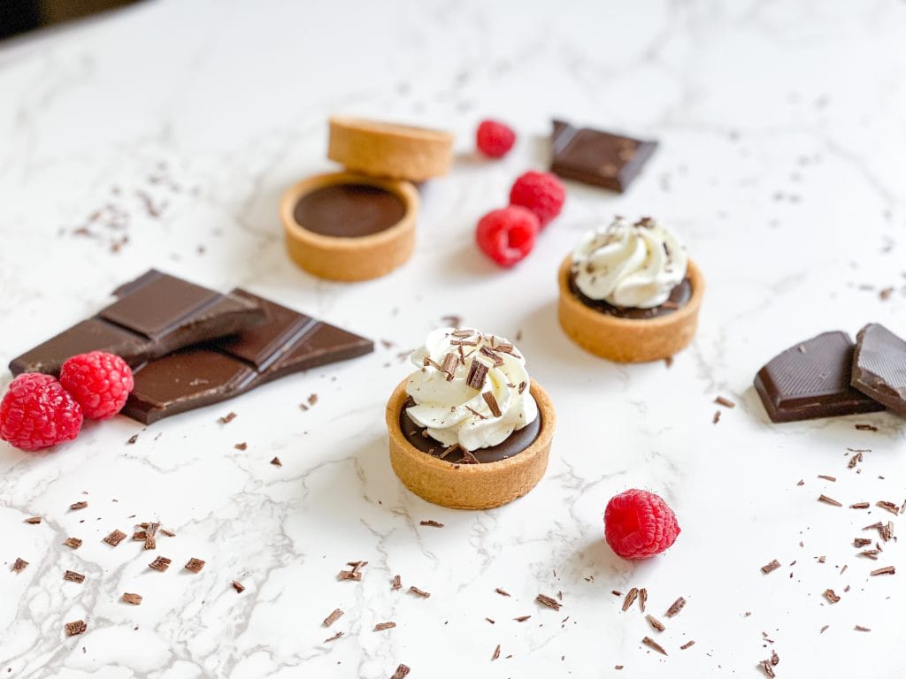 3.2″ Chocolate ganache tartlet