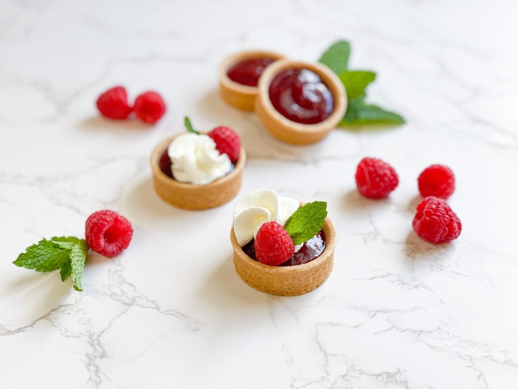 3.2″ Chocolate ganache tartlet