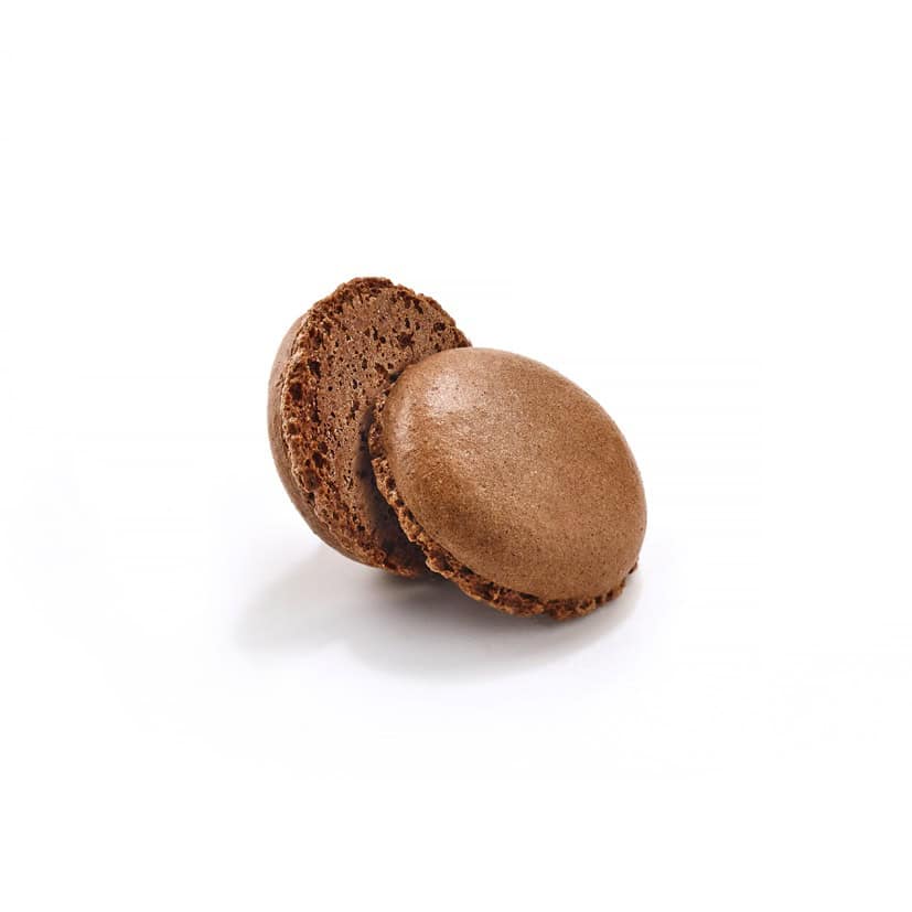 1.4″ Mini macaron chocolate flavor