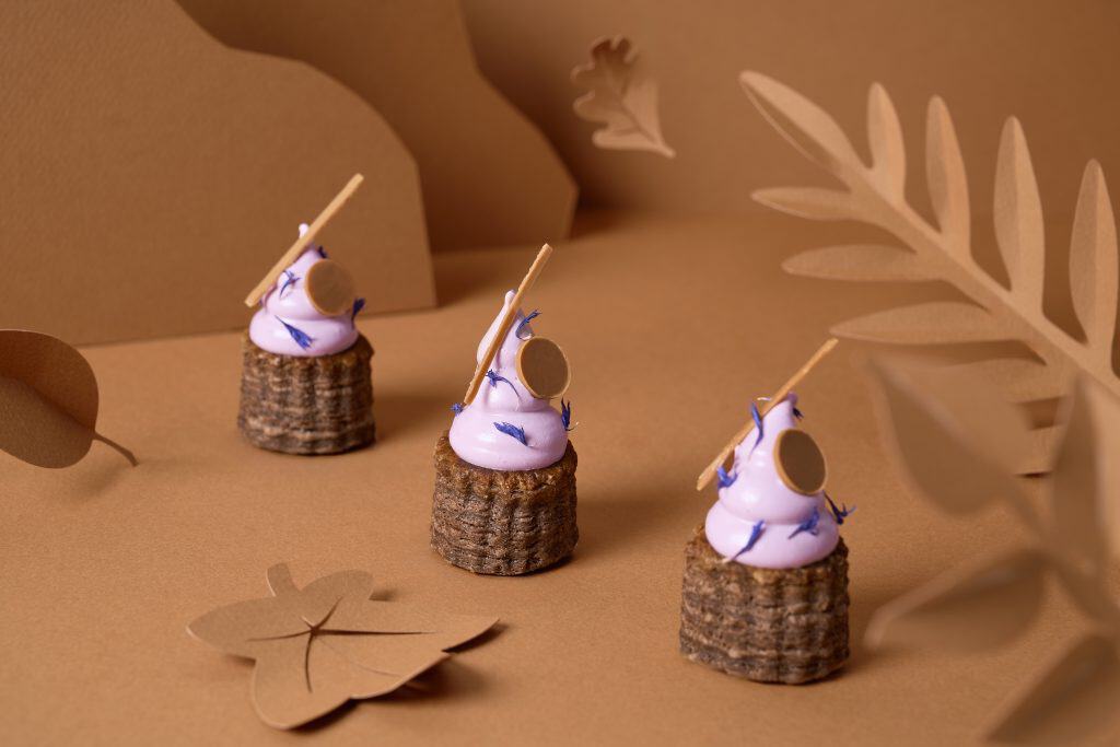 96 Zakouski Bladerdeegpasteitjes Chocolade 3.3 Cm