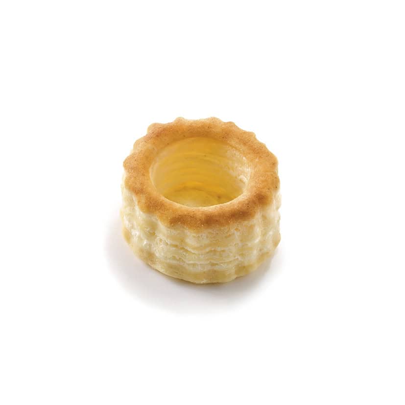 96 Zakouski Bladerdeegpasteitjes Vanillesmaak 3.3 Cm