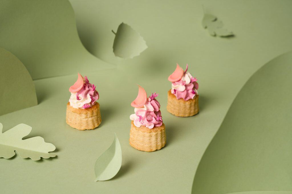 96 Zakouski Bladerdeegpasteitjes Vanillesmaak 3.3 Cm