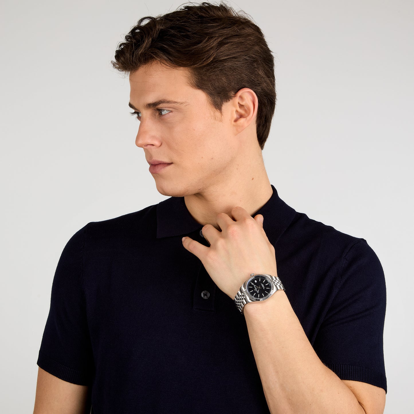 Philip Watch Caribe 39mm 3h black dial R8253227002 - immagine 3