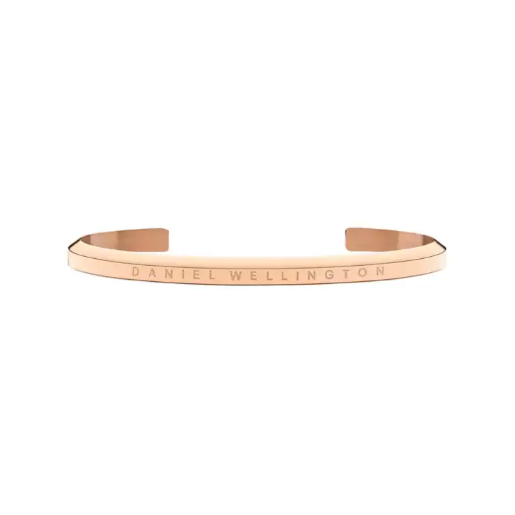 Bracciale Daniel Wellington in acciaio rosa misura S