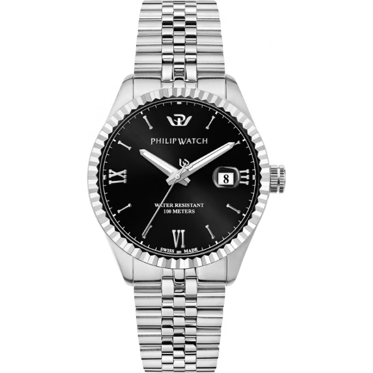Philip Watch Caribe 41mm 3h black r8253597076