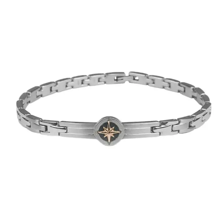 Bracciale Zancan in acciaio EHB228