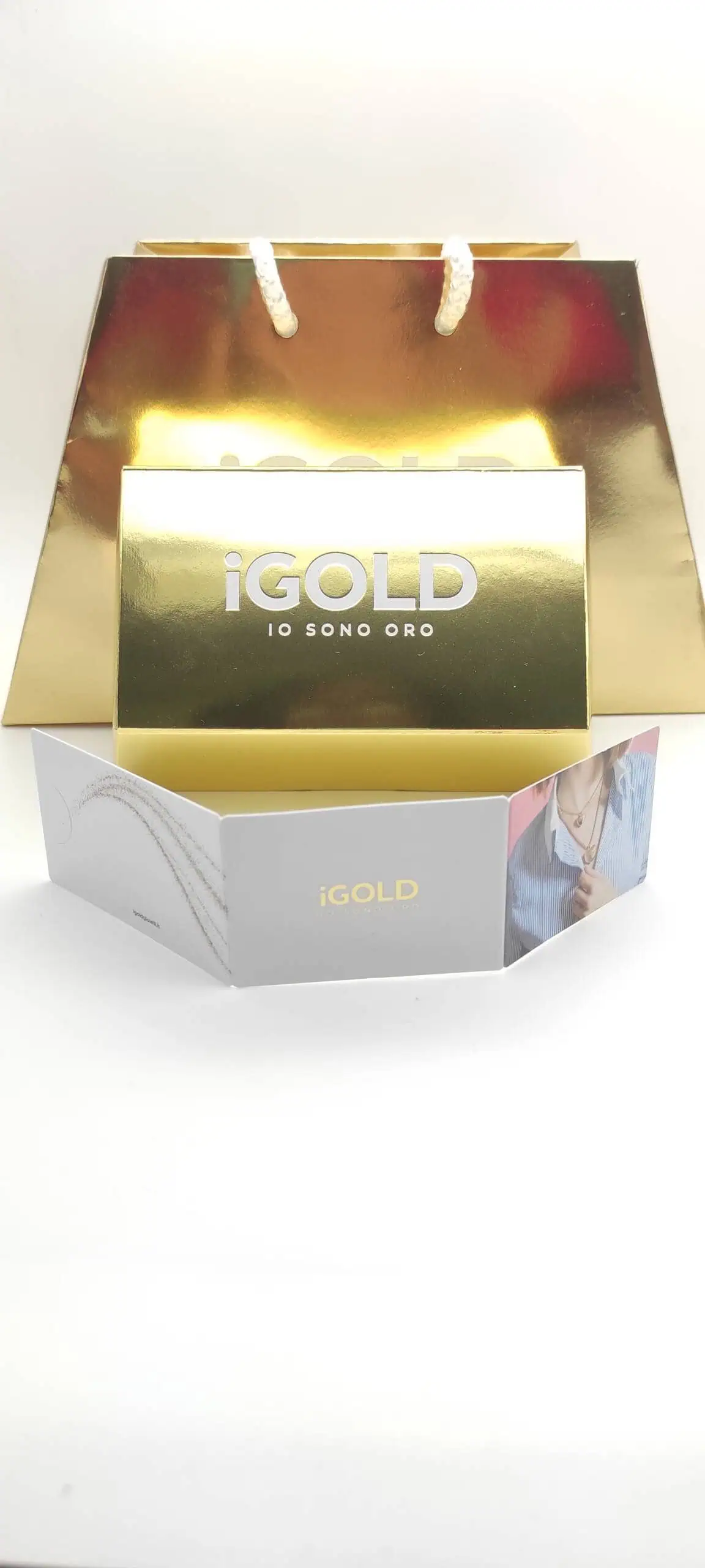 IGOLD-Orecchini topolino oro 9kt bimba - immagine 2