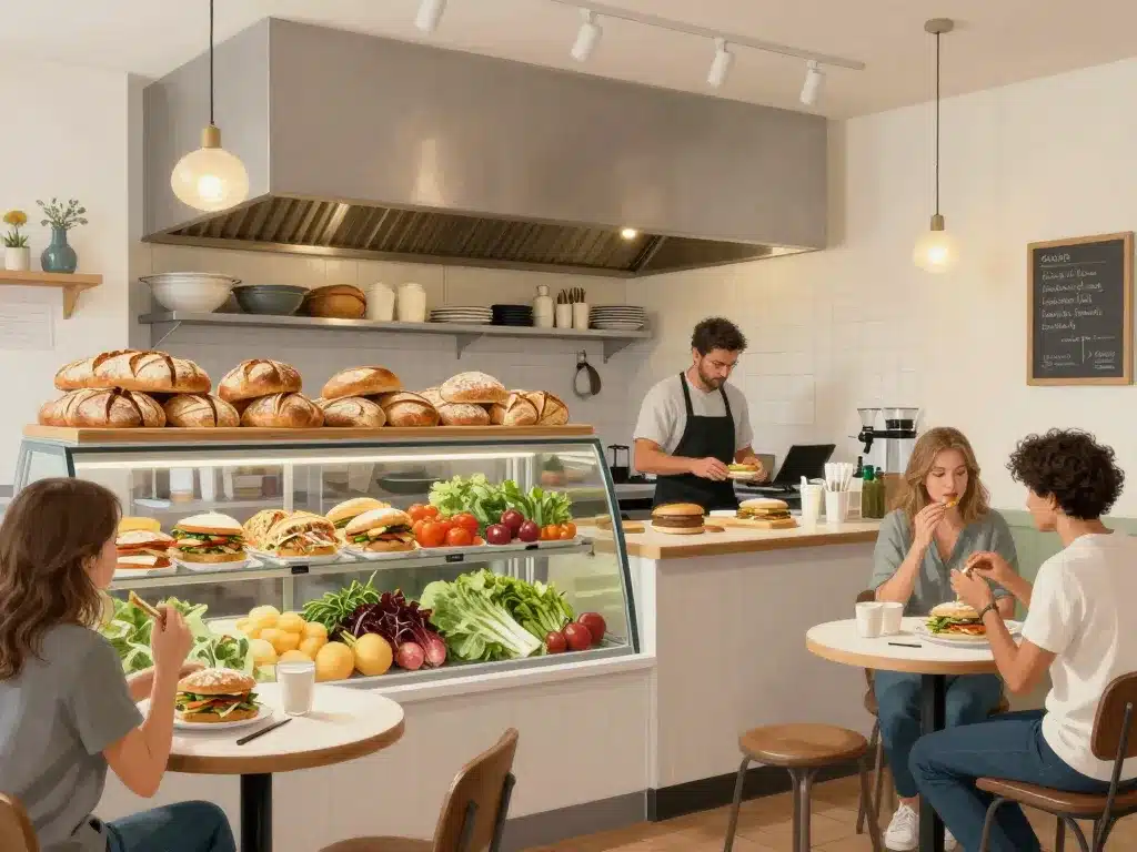 intérieur sandwicherie concept unique