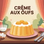 creme aux oeufs familial illustration ingredients