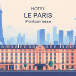séjour moderne à l'hôtel le paris montparnasse