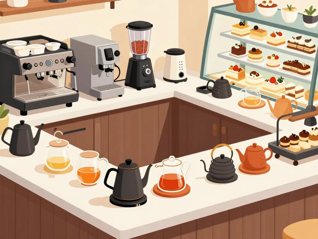 préparation boissons matériel nécessaire pour ouvrir un salon de thé