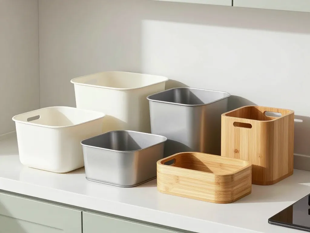 différents modèles poubelle de table design cuisine