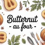 recette butternut four, courge dorée sortie du four et épices
