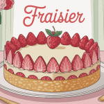 recette fraisier classique génoise crème mousseline fraises