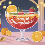 soupe champenoise apéritif convivial saladier fruits cocktail