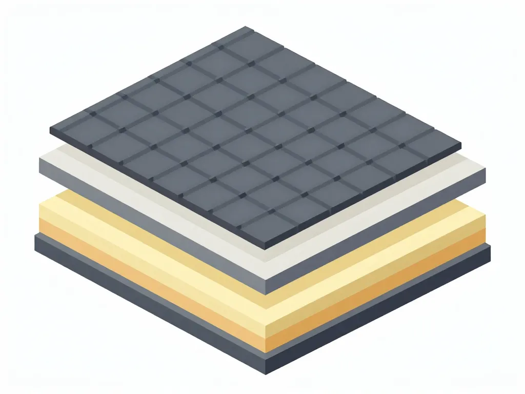 diagramme technique toit terrasse maison