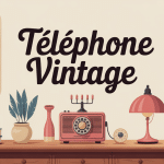 telephone vintage modèles rétro déco élégante