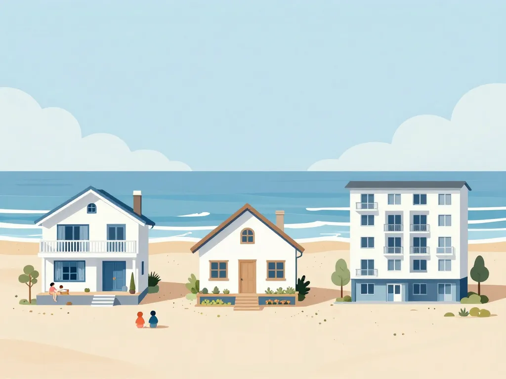 différents types anglet beach house bord de mer