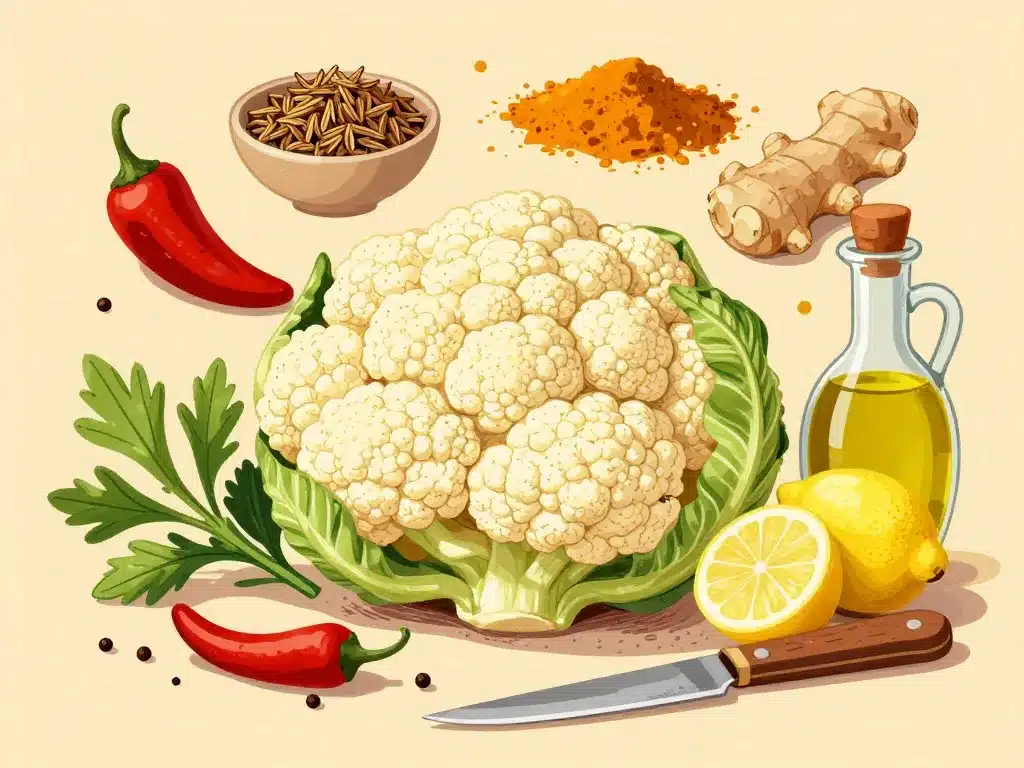 chou-fleur recette marocaine ingrédients marocains