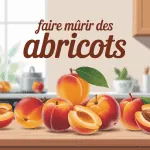comment faire murir des abricots illustration table cuisine